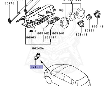 Mitsubishi - Colt Plus - Z23W - 2002 - LSLH9 - 4A91
