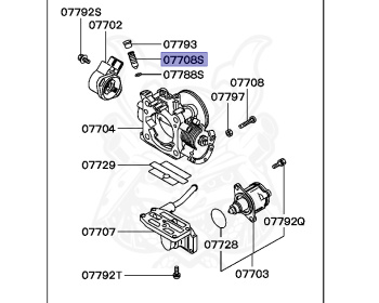 Mitsubishi - Galant - E54A - 1992 - PRGW - 6A12