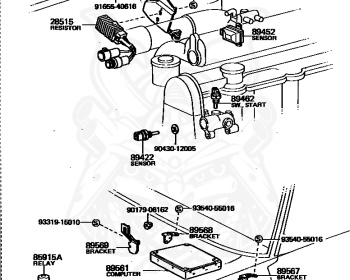 Toyota - Cresta - GX50 - 1982 - SUPER DELUXE - 4-DOOR HARDTOP - Manual - 1GEU