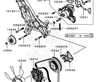 Mitsubishi - Pajero - V25W - 1997 - GRXM1 - 6G74