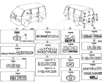Toyota - Hiace - KZH100G - 1999 - SUPER CUSTOM TYPE - 4-DOOR - Automatic - 1KZTE