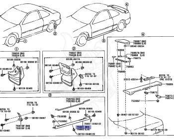Toyota - Corolla - AE101 - 1991 - SJ TYPE - COUPE - Manual - 4AFE