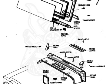 Toyota - Land Cruiser - FJ40 - 1975 - SOFTTOP (TARPAULIN CANVASTOP OR VINYLTOP) - F