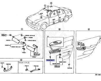 Toyota - Aristo - JZS147 - 1995 - 3.0V TYPE - 2JZGTE