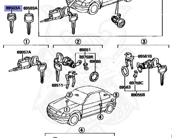 Toyota - Corolla - NL50 - 1997 - WINDY TYPE - Manual - 1NT