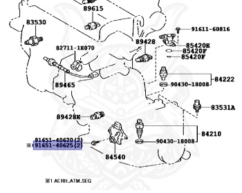 Toyota - Corolla - AE104 - 1994 - XE TYPE - 4-DOOR(SEDAN) - Manual - 4AFE