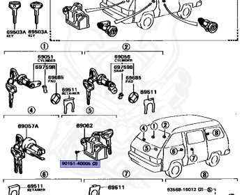 Toyota - TownAce - CR21G - 1992 - G TYPE - WAGON - Manual - 2CT