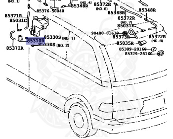 Toyota - Estima - TCR11G - 1996 - G LUXURY TYPE - Automatic - 2TZFE