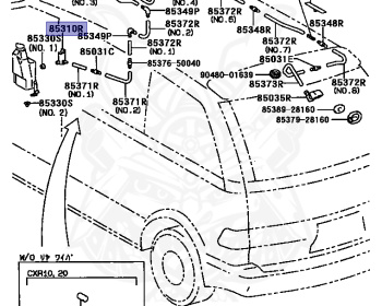 Toyota - Estima - CXR20G - 1998 - X TYPE - Automatic - 3CTE