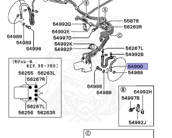 Mitsubishi - Lancer - CB6A - 1996 - PNHM - 6A10
