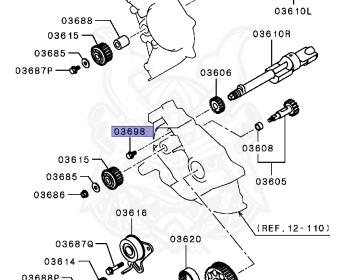 Mitsubishi - Delica Star Wagon - P35W - 1998 - HSNXT7 - 4D56