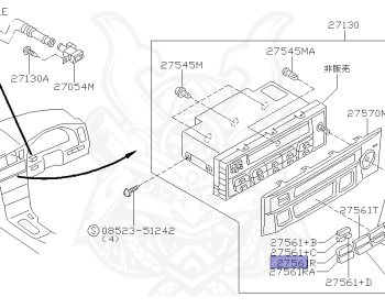 Nissan - Skyline - R34 25GT - ENR34 - 1999 - 25GT - 2 door hard top (2K) - MANUAL TRANS 5-SPEED(MT.F5) - High cast, 2-link (IRS.2WD) - RB25DE