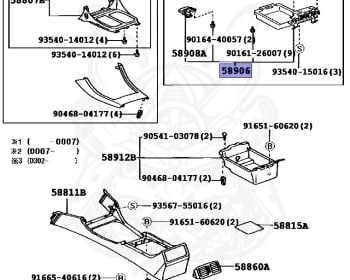 Genuine Aristo V300 JZS161 Interior OEM parts supplied from Japan