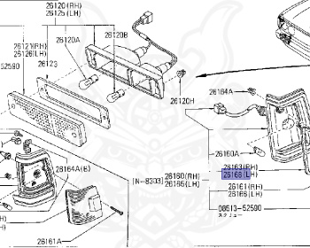 Nissan - Datsun - 720 - 1979 - DELUXE TYPE - Guard Truck (TL) - 2 WHEEL DRIVE(2WD) - 4 SPEED T/M COLUMN SHIFT(R4) - J16S