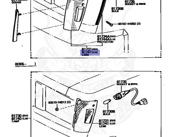 Toyota - Carina - SA60 - 1987 - SIDE GLASS - SEDAN - Manual - 1SU