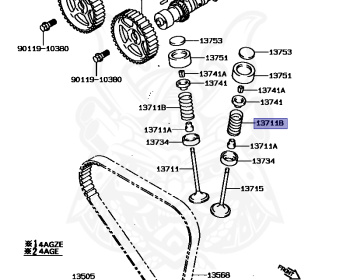 Toyota - Sprinter - AE92 - 1987 - Transmission type is not specified - 4AGE
