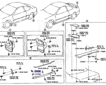 Toyota - Corolla - AE101 - 1991 - SJ TYPE - COUPE - Manual - 4AFE