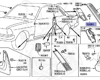 Nissan - Bluebird - 910 - 1979 - SSS TYPE - 2 door hard top (2K) - 5 SPEED MANUAL TRANS(F5) - Z18S