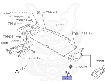 Genuine 180SX RS13 Interior OEM parts supplied from Japan - Nengun