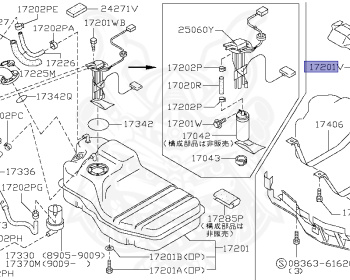 Nissan - Skyline - R32 GTS-t/4 - HCR32 - 1991 - GTST. Type M - 4-door sports sedan (4K) - Hi-Cas 2-Link (HI.2WD) - MANUAL TRANS 5-SPEED(MT.F5) - RB20DET