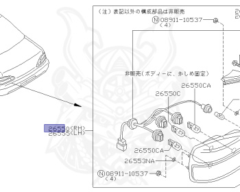 Nissan - Silvia - S15 - 1999 - SPEC R - HARDTOP(K) - AUTOMATIC-FLOOR SHIFT(AT.F4) - TWO WHEELS STEERING(2WS) - SR20DET