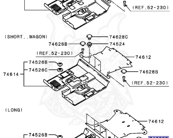 Mitsubishi - Pajero Evolution - V55W - 1994 - GNXH - 6G74
