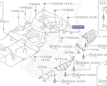 Nissan - Bluebird - U14 - 1996 - SSS Atessa - SEDAN(S) - 4 WHEEL DRIVE(4WD) - MANUAL TRANS 5-SPEED(MT.F5) - SR20DE