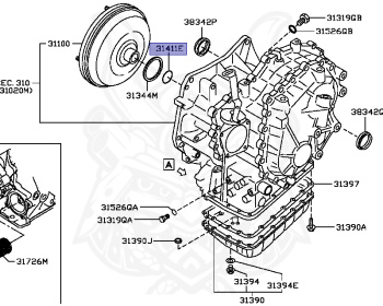 Nissan - Teana - J32 - 2008 - 250XV GRADE - SEDAN(SED) - 2 WHEEL DRIVE(2WD) - CVT(CVT) - VQ25DE