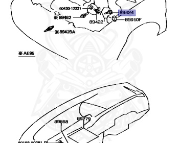 Toyota - Corolla - AE91 - 1988 - SE TYPE - 4-DOOR - Manual - 5AFE