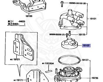 Toyota - Estima - TCR21W - 1990 - STANDARD TYPE - WAGON - Automatic - 2TZFE