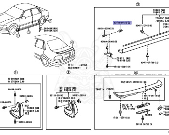 Toyota - Corolla - AE110 - 1996 - XE-SALOON TYPE - SEDAN - Automatic - 5AFE