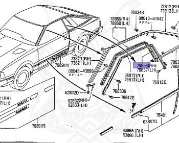 Genuine Silvia S110 Exterior OEM parts supplied from Japan