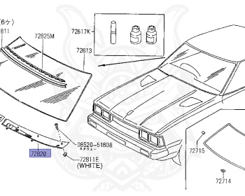 Genuine Silvia S110 Exterior OEM parts supplied from Japan