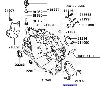 Mitsubishi - Lancer - CK1A - 1995 - SNME - 4G13