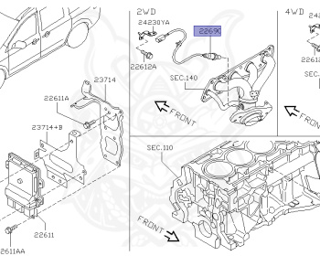 Nissan - Lafesta - B30 - 2004 - 20M Grade - WAGON(W) - 2 WHEEL DRIVE(2WD) - CVT(CVT) - MR20DE