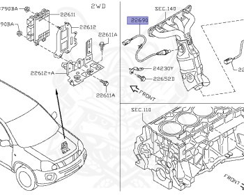 Nissan - X-Trail - T31 - 2009 - X/XTT/GT Grade - WAGON(W) - 4 WHEEL DRIVE(4WD) - 6 SPEED MANUAL TRANS(6MT) - MR20DE