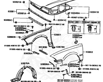 Toyota - Camry - SV30 - 1994 - ZE TYPE - SEDAN - Manual - 4SFE