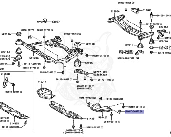 Toyota - Avalon - MCX10 - 1998 - SEDAN - 1MZFE