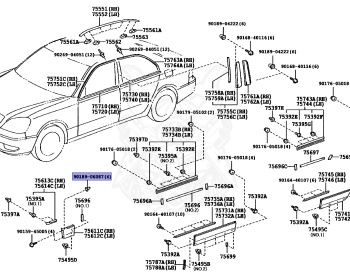 Toyota - Celsior - UCF30 - 2005 - A TYPE - Automatic - 3UZFE