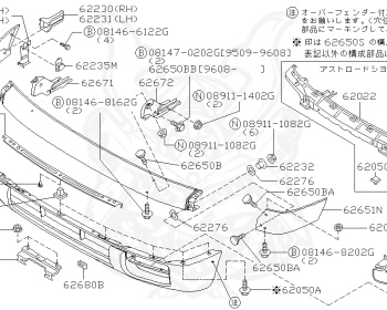 Nissan - Pathfinder - R50 - 1996 - SE TYPE - WAGON(W) - 4 WHEEL DRIVE(4WD) - AUTOMATIC TRANSMISSION(AT) - TD27TI