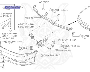 Nissan - Silvia - S14 - 1998 - KS - HARDTOP(K) - AUTOMATIC TRANSMISSION(AT) - TWO WHEELS STEERING(2WS) - SR20DET