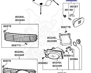 Mitsubishi - Galant - EA7A - 1999 - SRGC8 - 4G94
