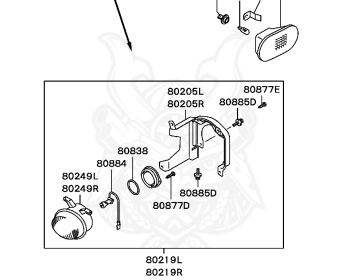 Mitsubishi - Mirage - CJ1A - 1995 - DNJE2 - 4G13