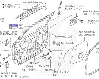 Nissan - Skyline - R34 25GT - ENR34 - 1998 - 25GT FOUR - 2-door hardtop (2K) - AUTOMATIC-FLOOR SHIFT(AT.F4) - No high-speed casters, 4-link drive (IRS.4WD) - RB25DE