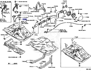 Toyota - Sprinter - AE91 - 1990 - Transmission type is not specified - 5AFHE
