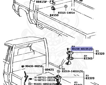 Toyota - LiteAce - KM50 - 1988 - DX TYPE - SUPER SINGLE JUST LOW - Manual - 4K