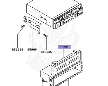 Mitsubishi - Pajero Jr - H57A - 1995 - MKDE - 4A31