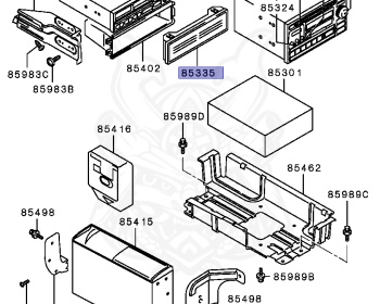Mitsubishi - Legnum VR-4 - EC5W - 2001 - LYGF - 6A13