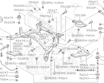 Nissan - Silvia - S13 - 1993 - J'S - HARDTOP(K) - MANUAL TRANSMISSION(MT) - TWO WHEELS STEERING(2WS) - SR20D