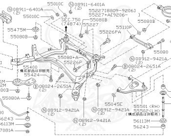 Nissan - Cefiro - A31 - 1992 - 25SE - SEDAN(S) - 2 WHEEL DRIVE(2WD) - 5 SPEED A/T(AT.F5) - IRS TYPE(IRS) - RB25D
